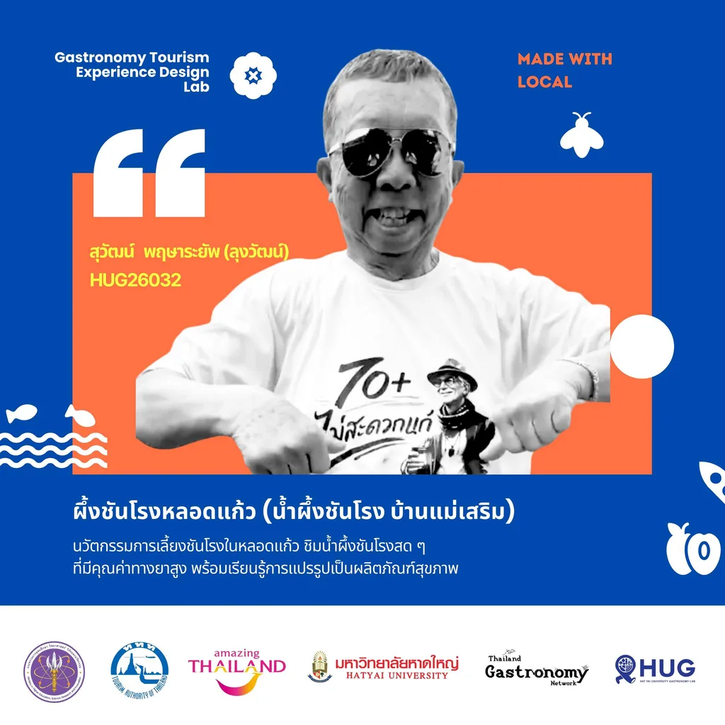 สุวัฒน์ พฤษาระยัพ (ลุงวัฒน์) — ผึ้งชันโรงหลอดแก้ว (น้ำผึ้งชันโรง บ้านแม่เสริม)